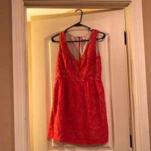 Shoshanna Red Dress Size 6
